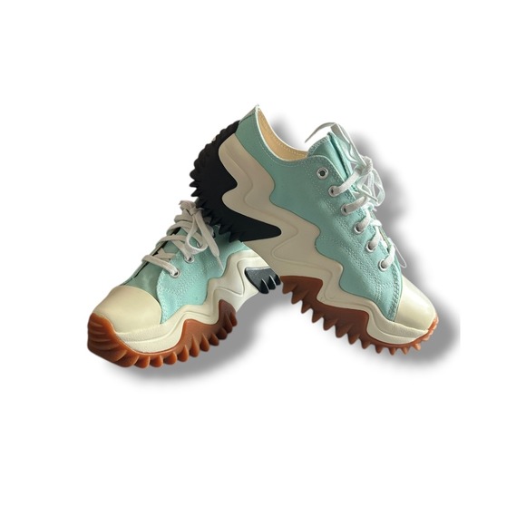 Converse Run Star Motion Ox Mens 9.5 Aqua Blue Excel Platform Lug Sole A01175C main image 5